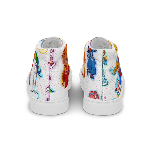 Women’s high top canvas shoes Good Vibrations Adult Super Store