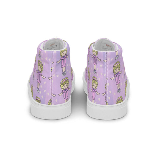 Polly Women’s high top canvas shoes Good Vibrations Adult Super Store