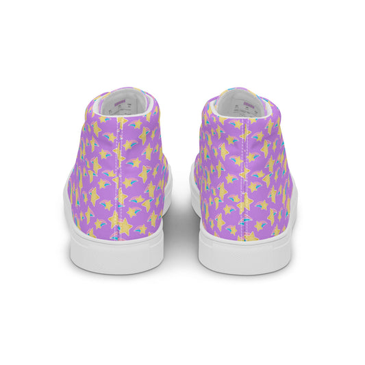 Women’s high top canvas shoes Good Vibrations Adult Super Store