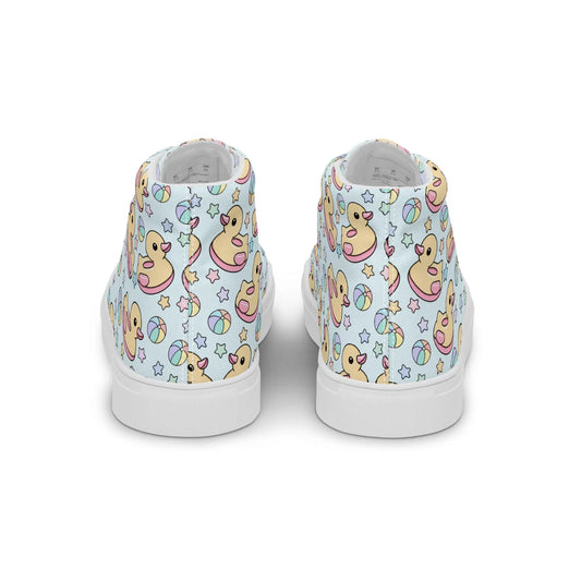 Women’s high top canvas shoes Good Vibrations