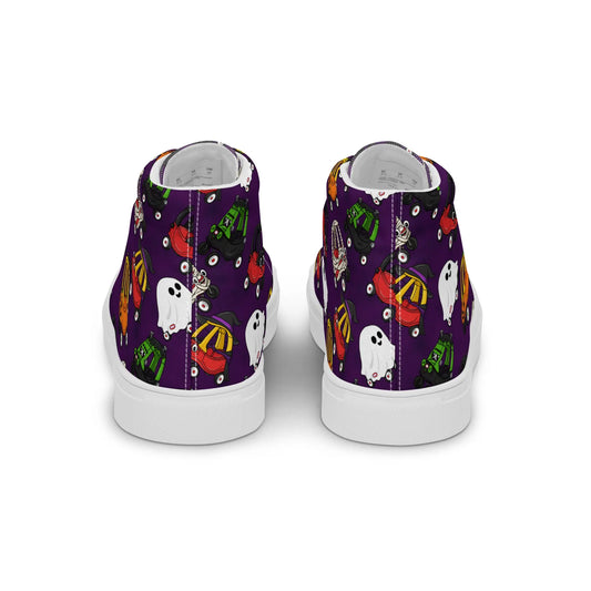 Women’s high top canvas shoes Good Vibrations