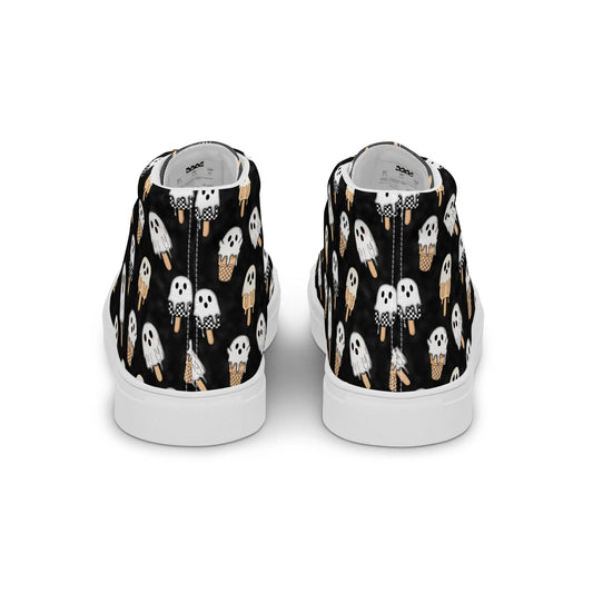 Women’s high top canvas shoes Good Vibrations