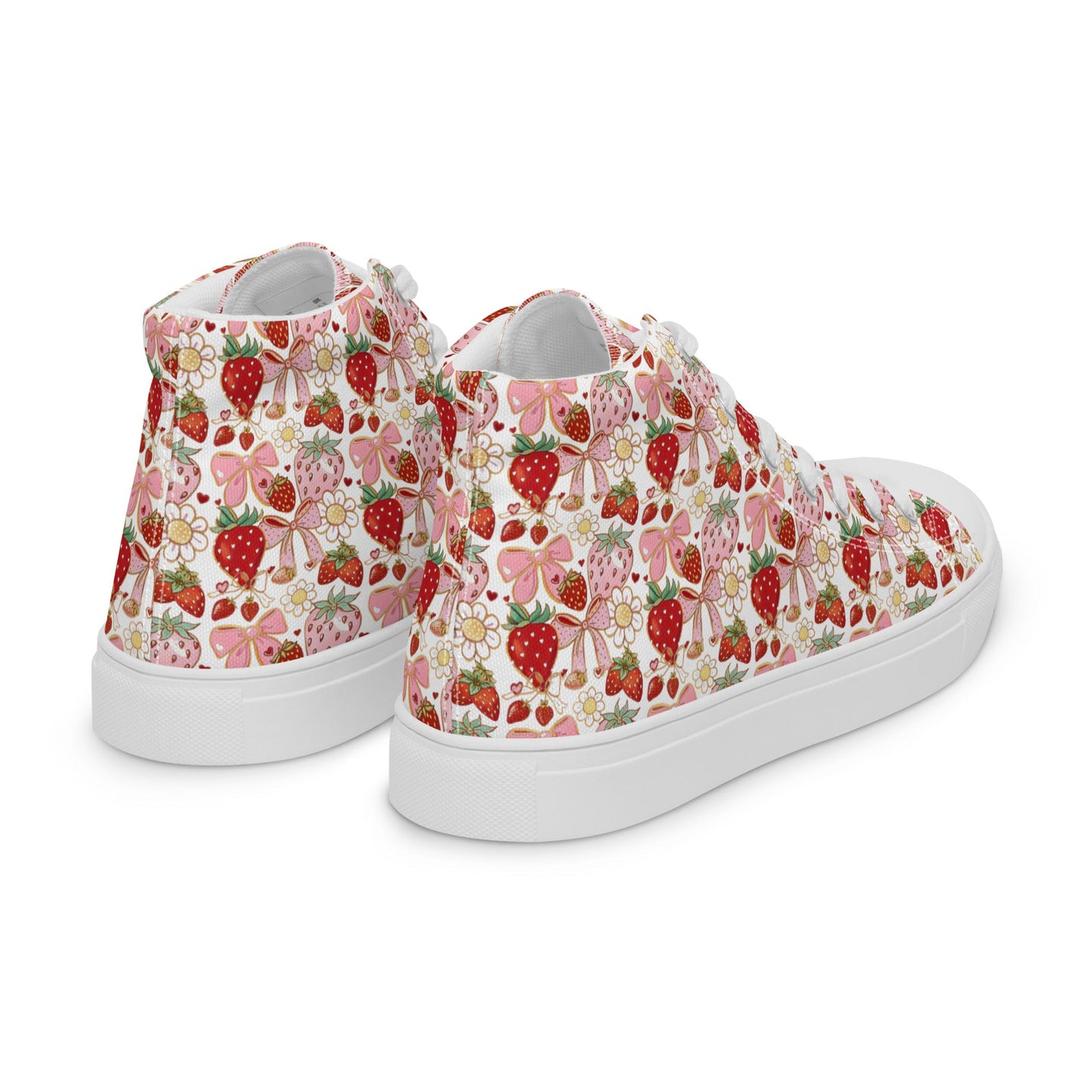 Women’s high top canvas shoes Good Vibrations