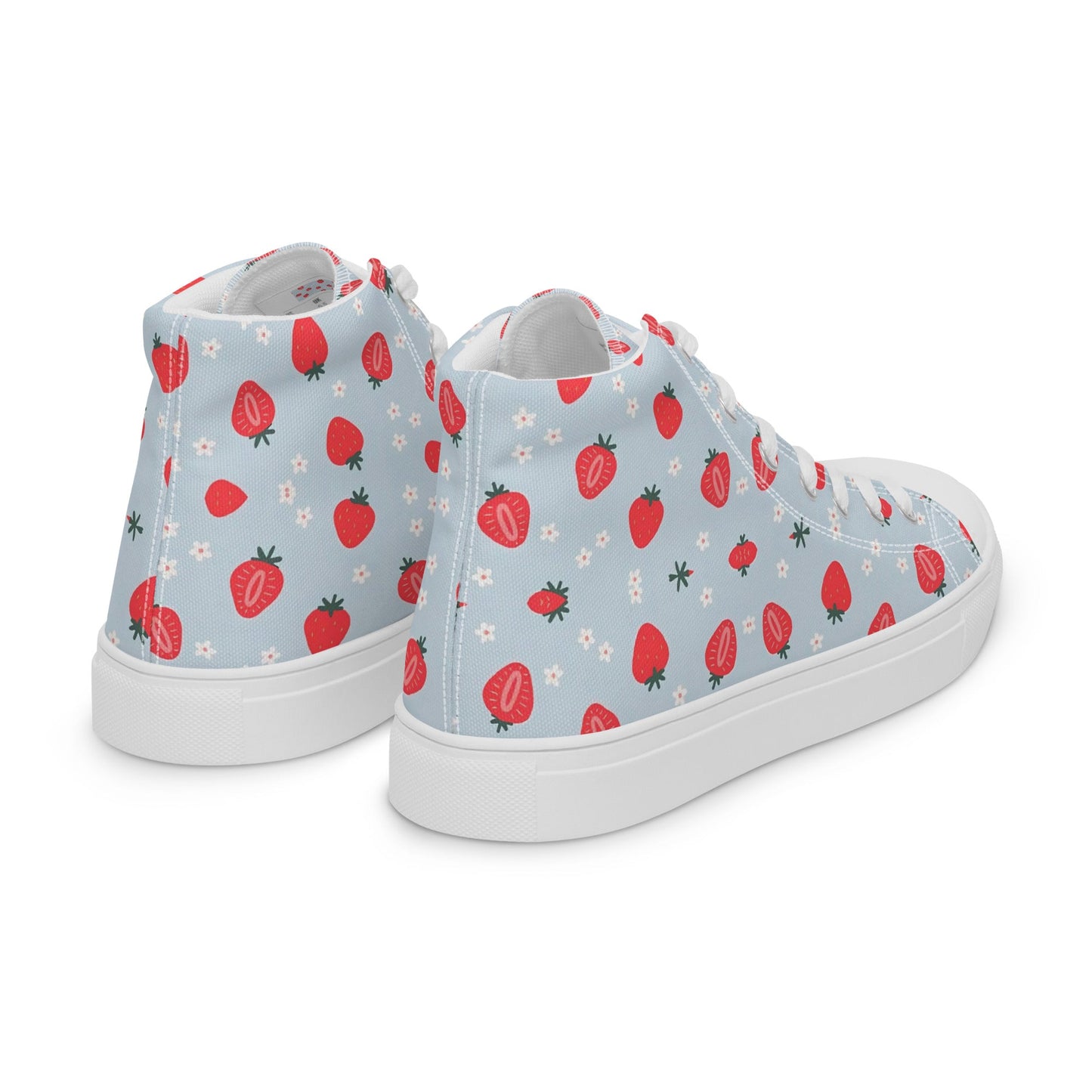 Women’s high top canvas shoes Good Vibrations