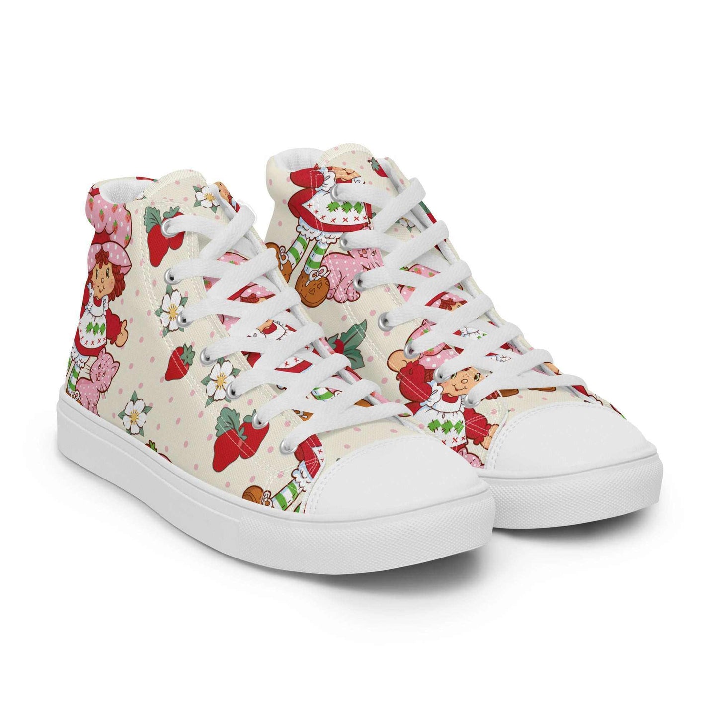 ShortCake Women’s high top canvas shoes Good Vibrations Adult Super Store