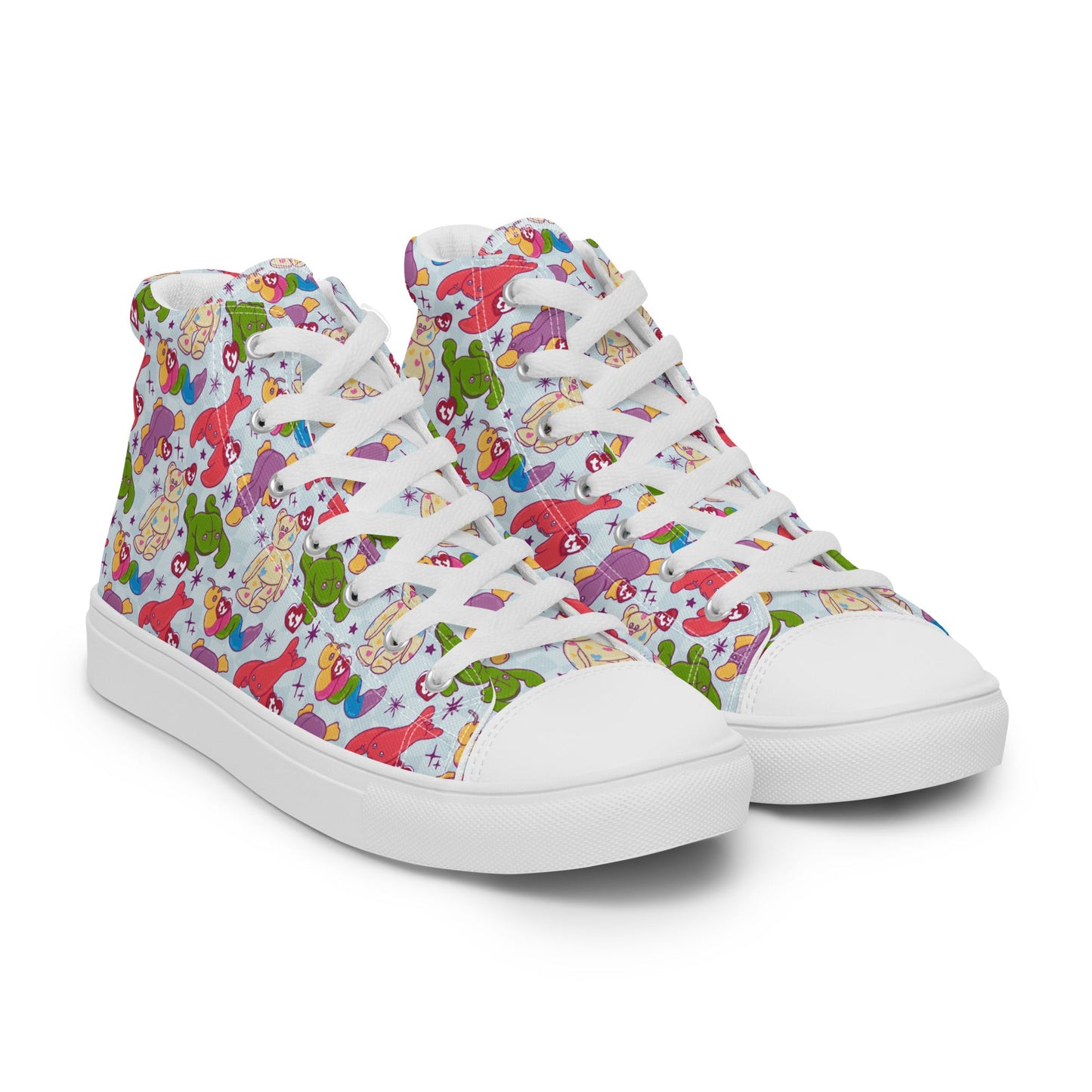 Women’s high top canvas shoes Good Vibrations