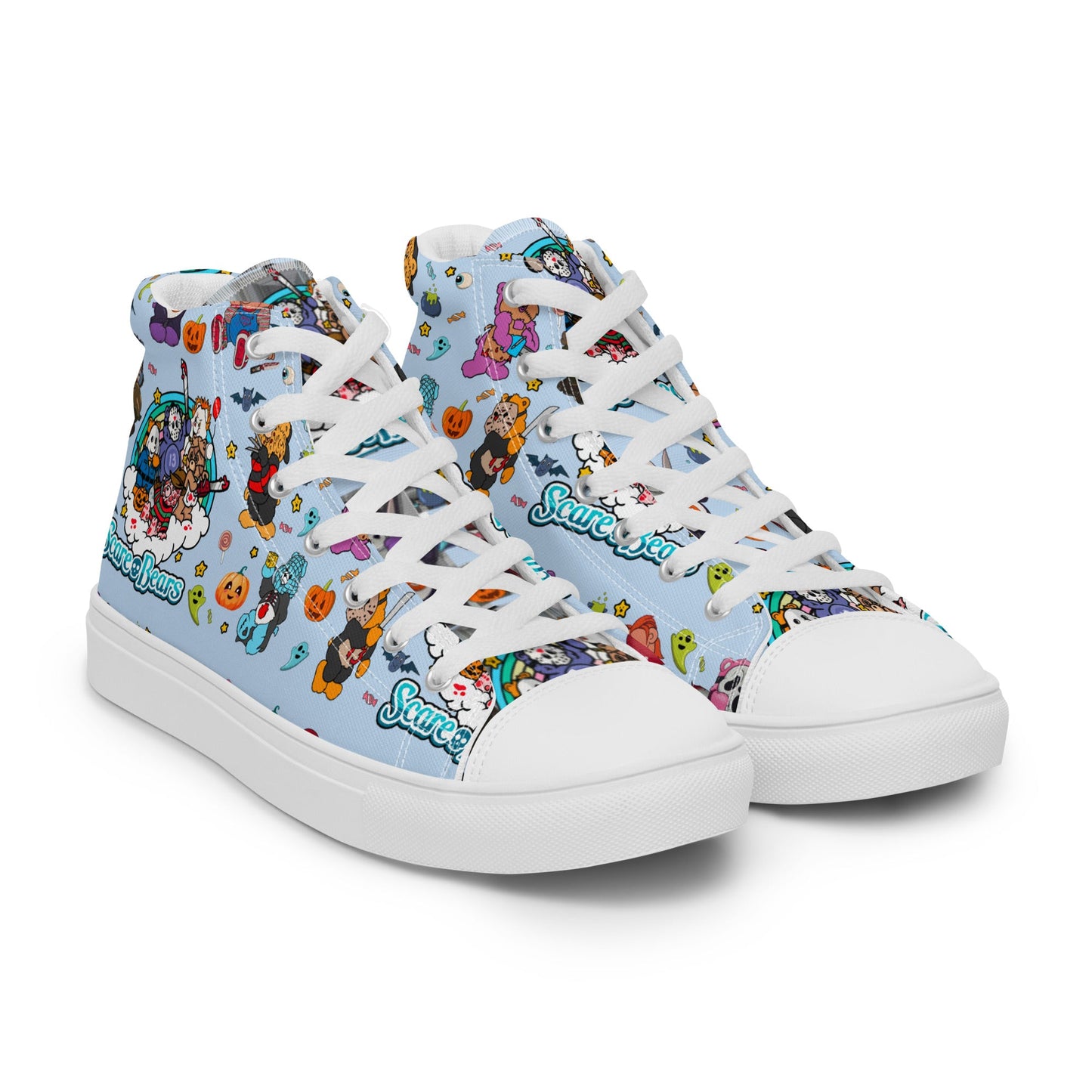 Women’s high top canvas shoes Good Vibrations