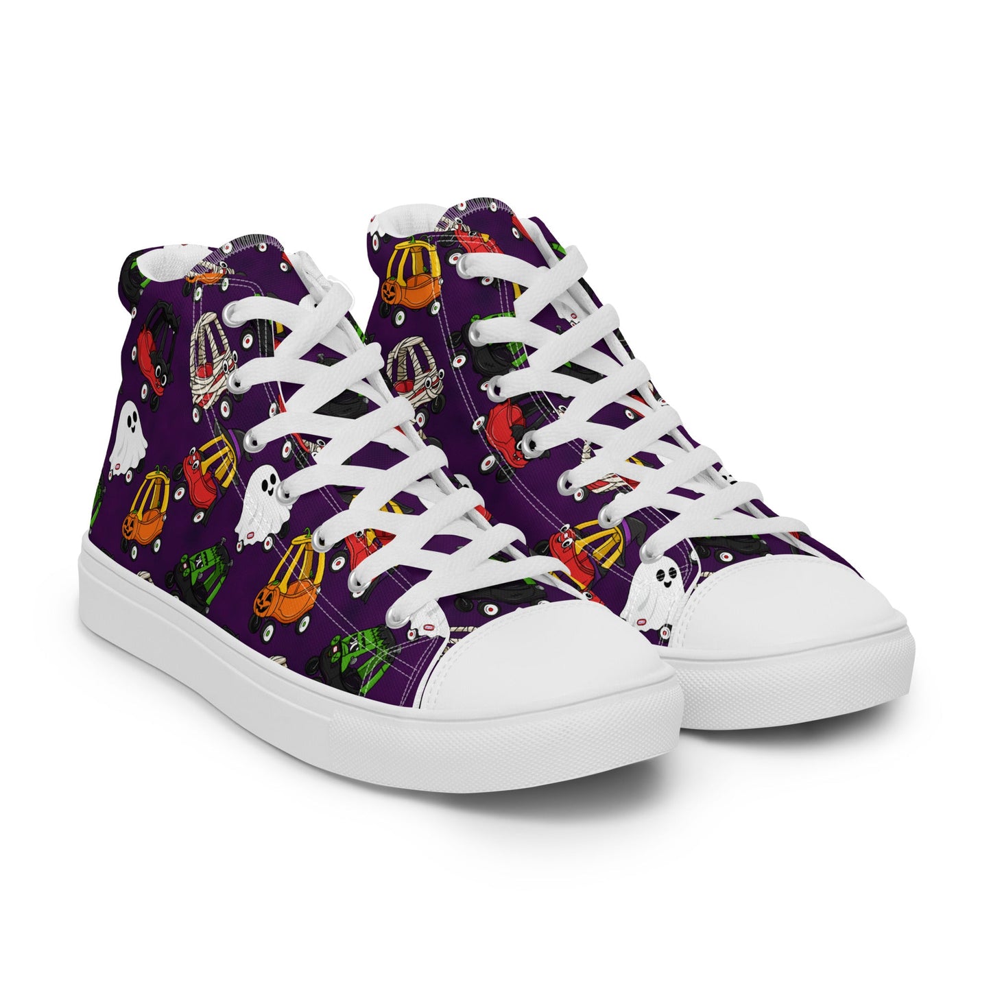 Women’s high top canvas shoes Good Vibrations