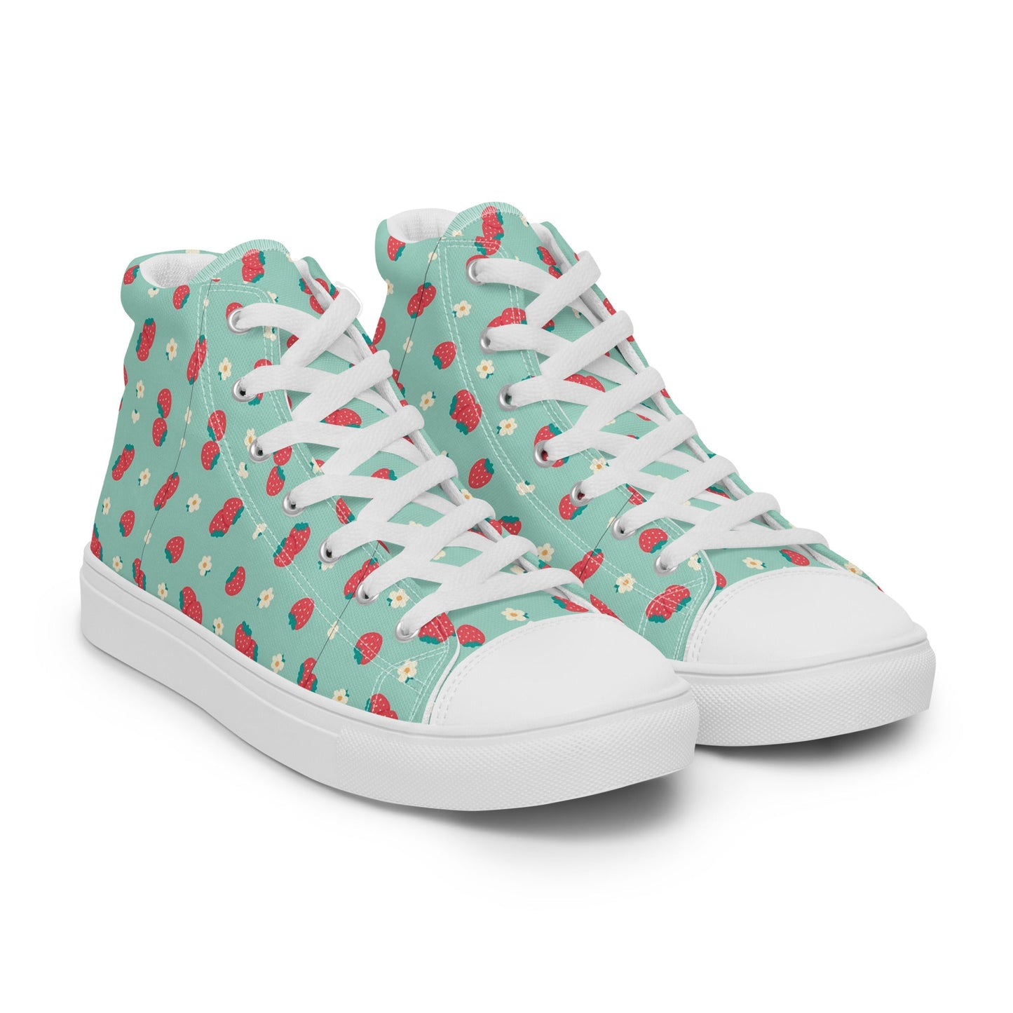 Women’s high top canvas shoes Good Vibrations