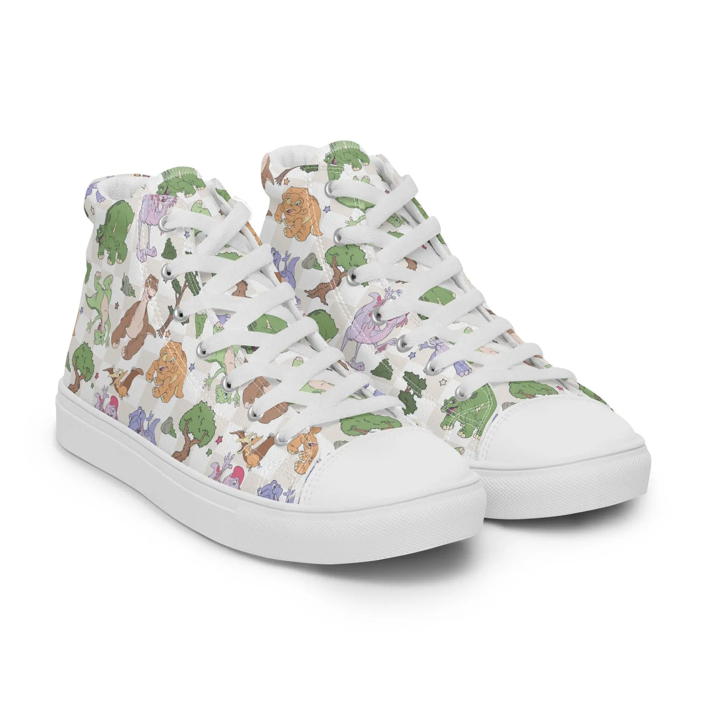 Women’s high top canvas shoes Good Vibrations