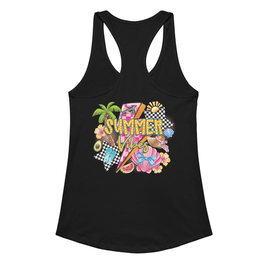 Women’s fitted racerback tank top Good Vibrations Adult Super Store