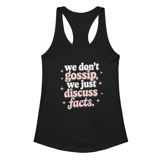 Women’s fitted racerback tank top Good Vibrations Adult Super Store