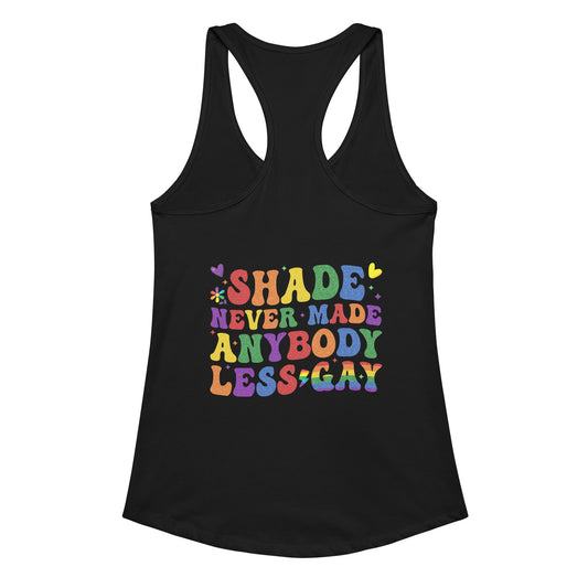 Women’s fitted racerback tank top Good Vibrations Adult Super Store