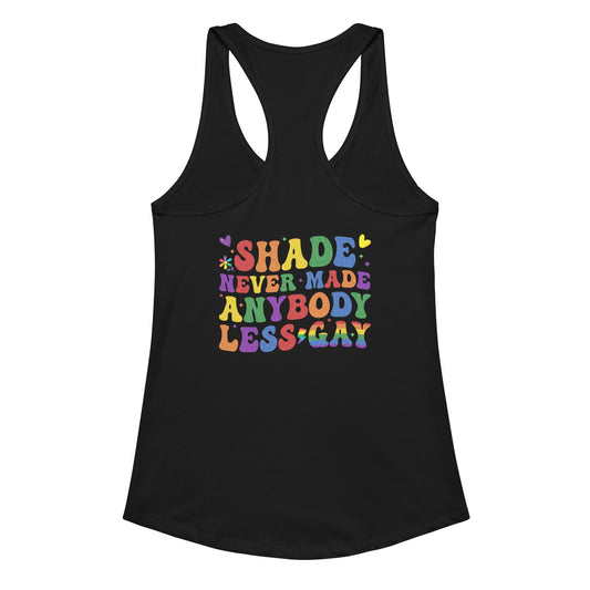 Women’s fitted racerback tank top Good Vibrations Adult Super Store