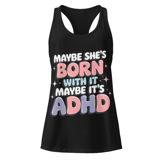 Women’s fitted racerback tank top Good Vibrations Adult Super Store