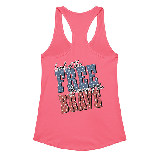 Women’s fitted racerback tank top Good Vibrations Adult Super Store