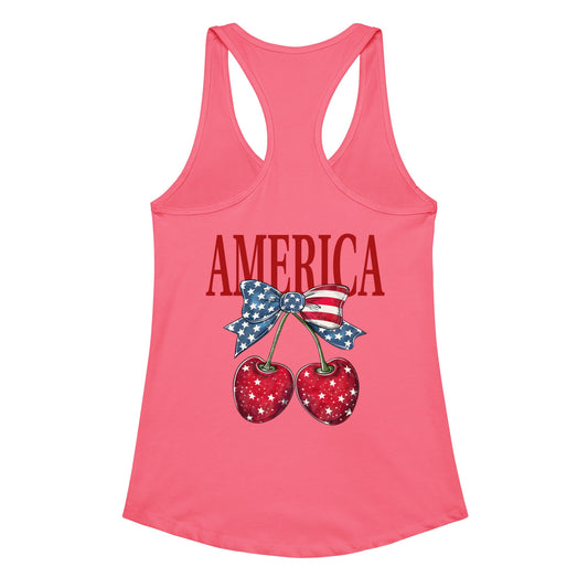 Women’s fitted racerback tank top Good Vibrations Adult Super Store