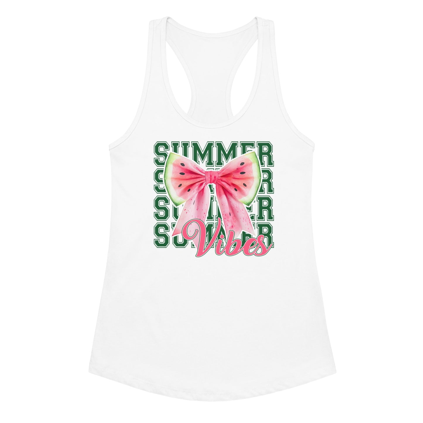 Women’s fitted racerback tank top Good Vibrations Adult Super Store