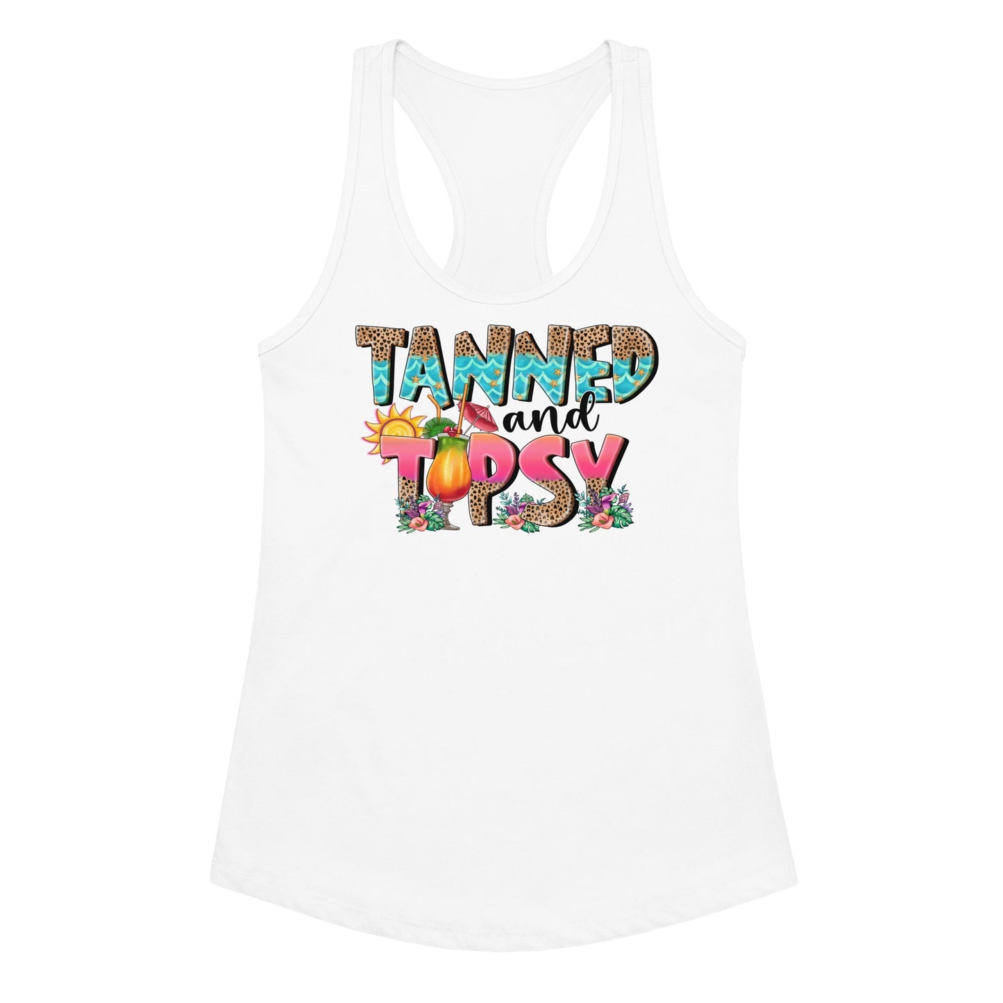 Women’s fitted racerback tank top Good Vibrations Adult Super Store
