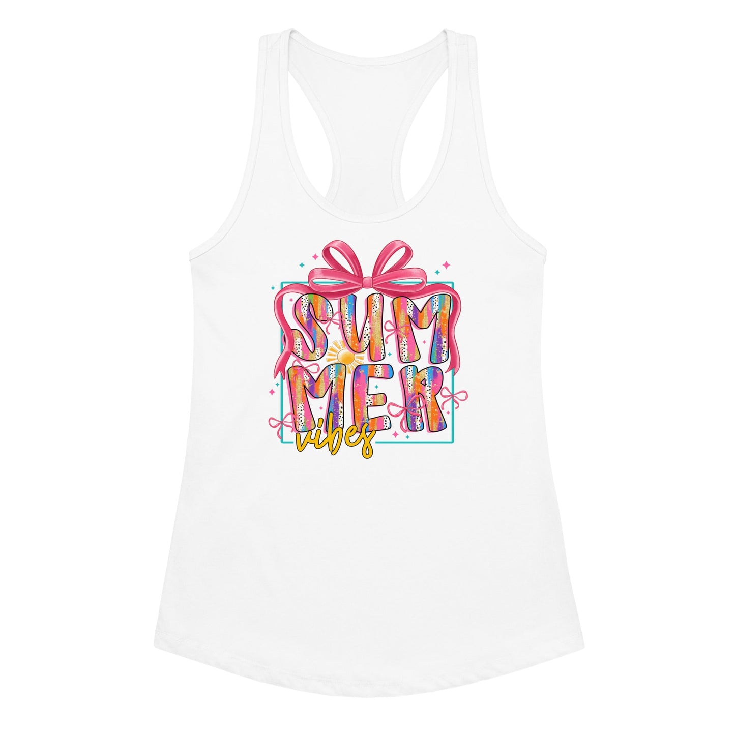 Women’s fitted racerback tank top Good Vibrations Adult Super Store