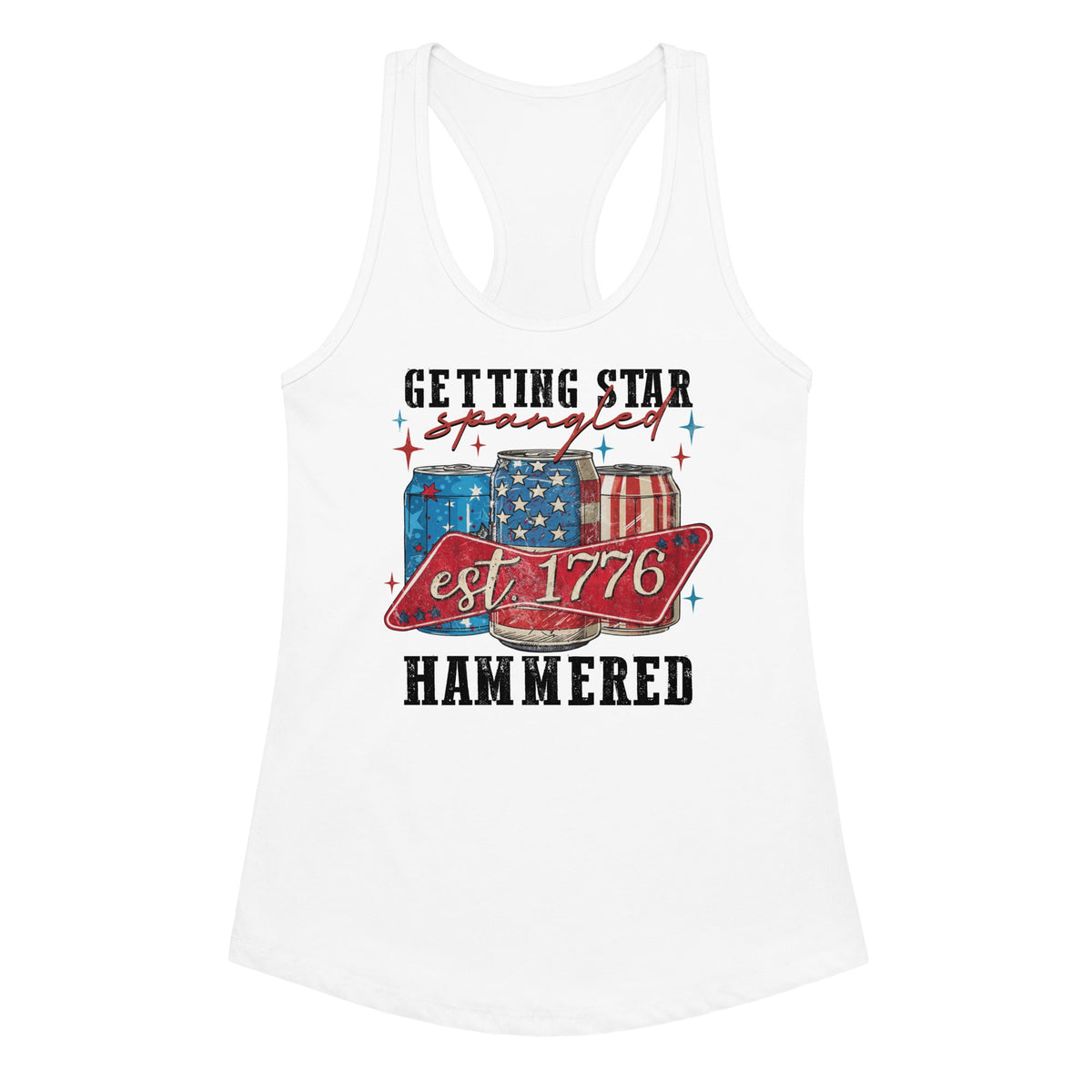 Women’s fitted racerback tank top Good Vibrations Adult Super Store
