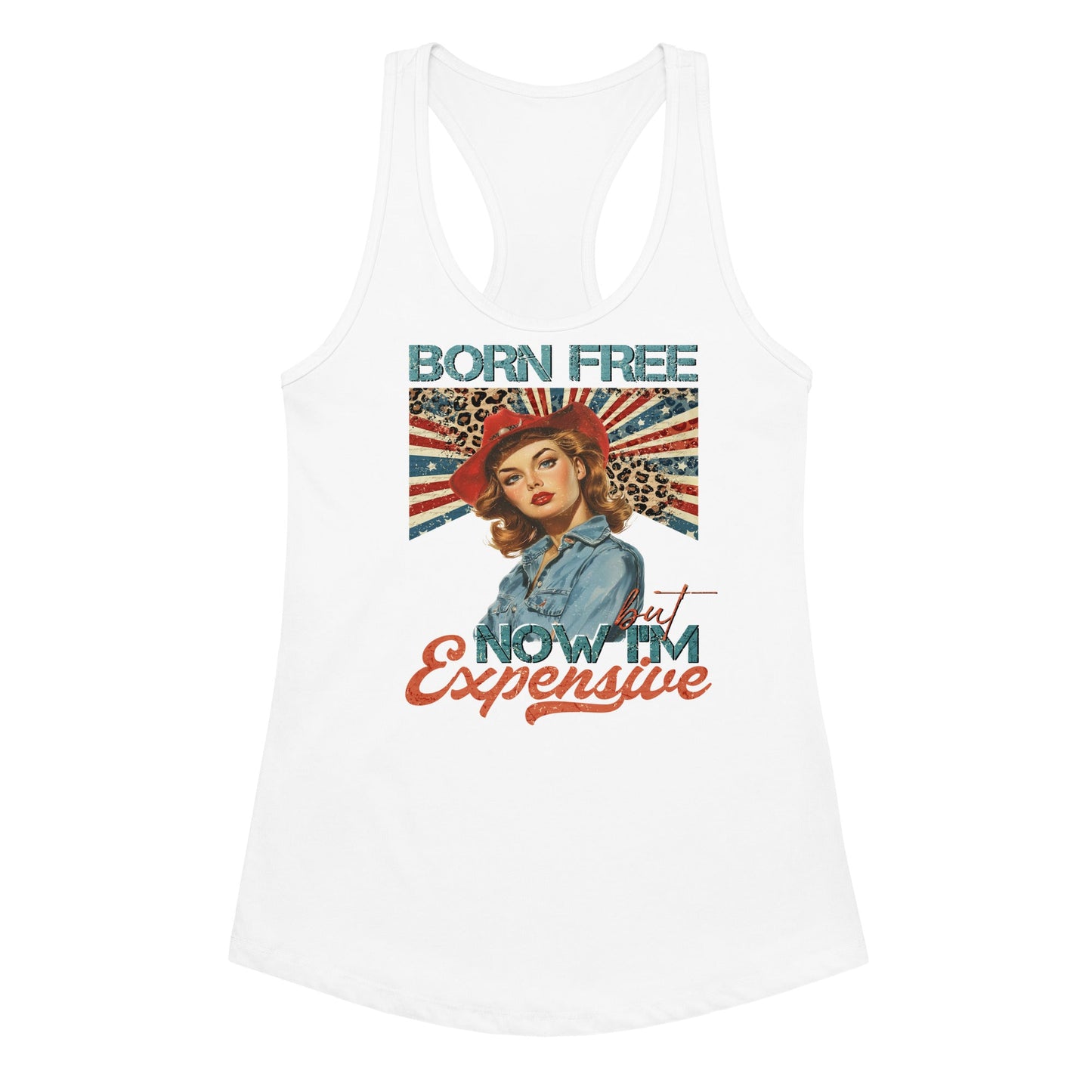 Women’s fitted racerback tank top Good Vibrations Adult Super Store