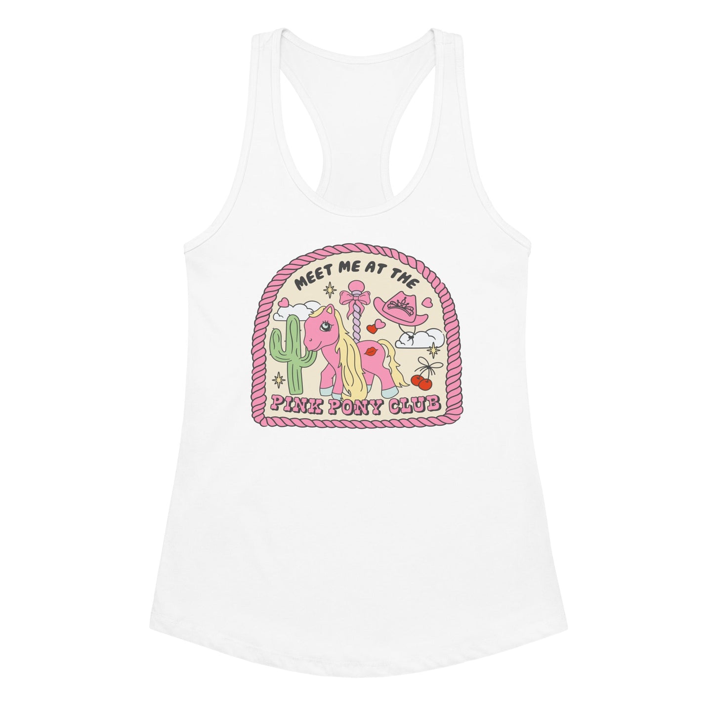 Women’s fitted racerback tank top Good Vibrations Adult Super Store