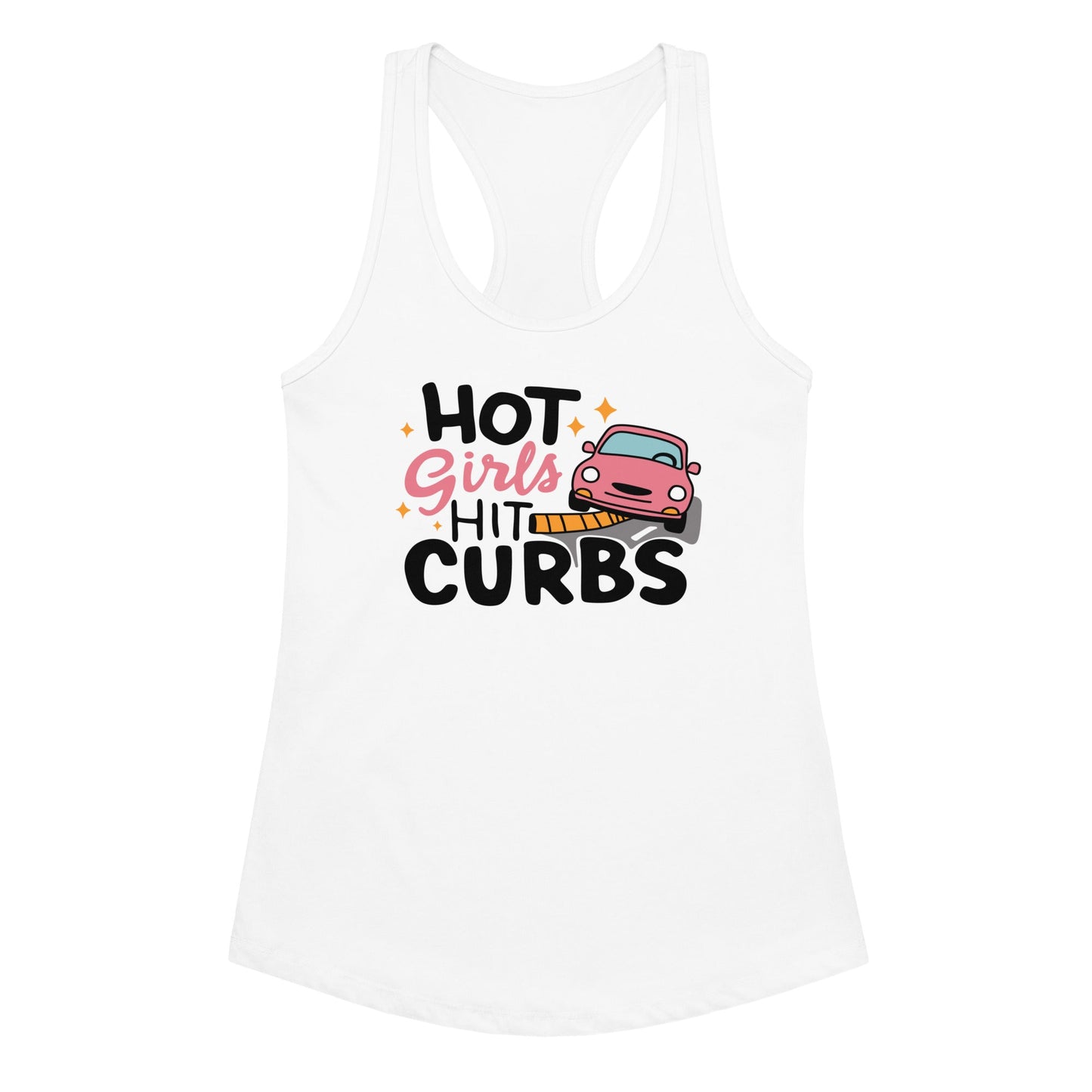 Women’s fitted racerback tank top Good Vibrations Adult Super Store