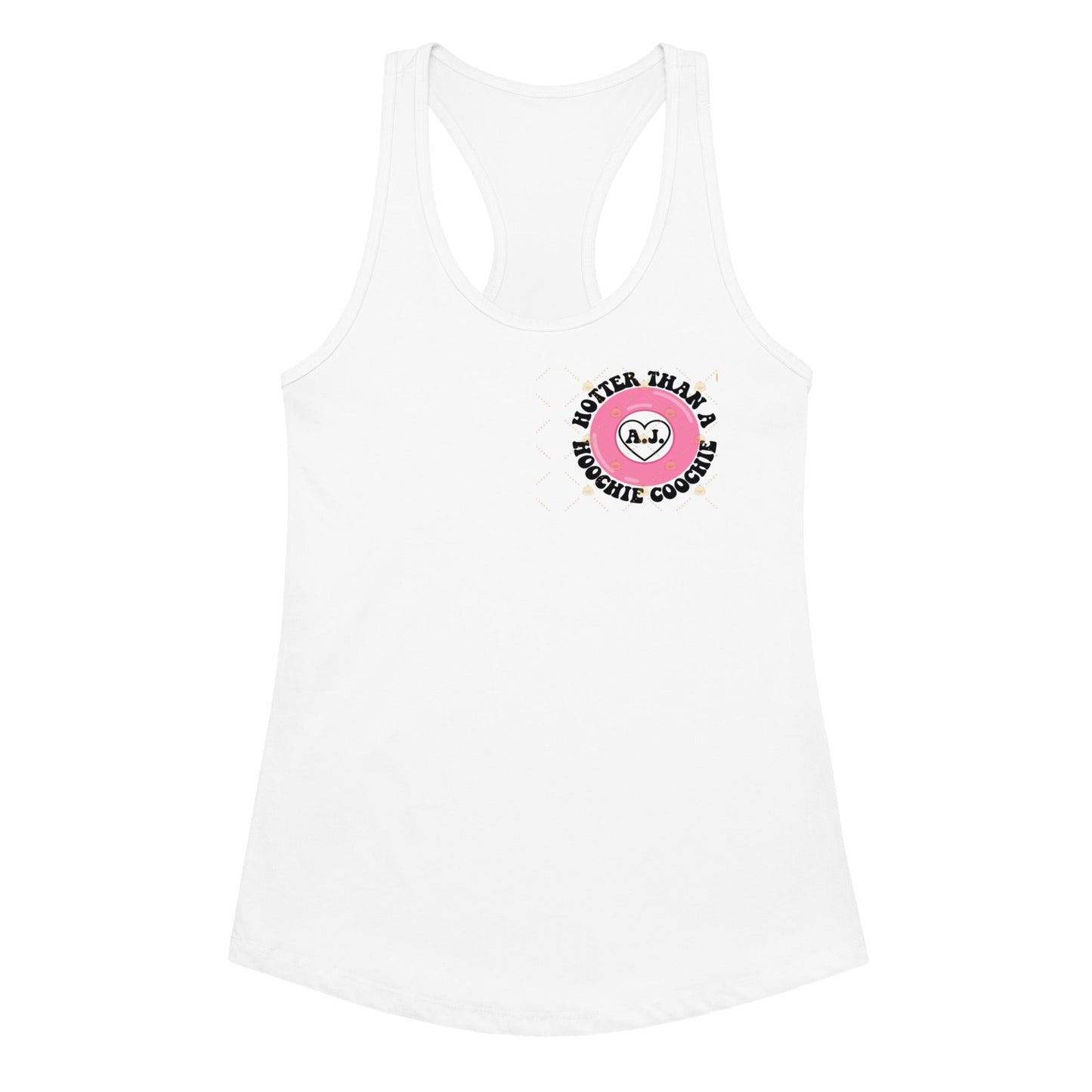 Women’s fitted racerback tank top Good Vibrations Adult Super Store