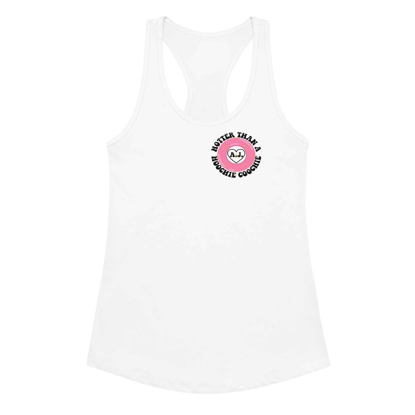 Women’s fitted racerback tank top Good Vibrations Adult Super Store