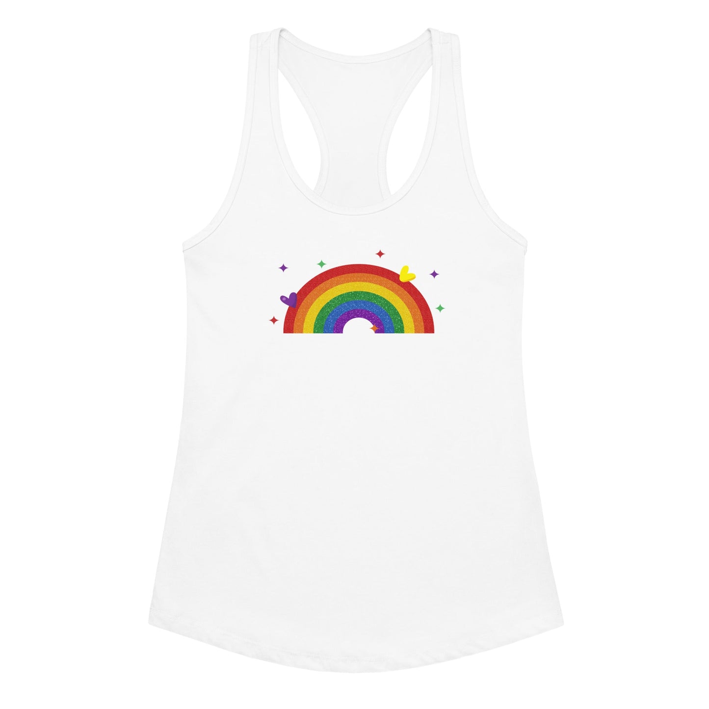 Women’s fitted racerback tank top Good Vibrations Adult Super Store