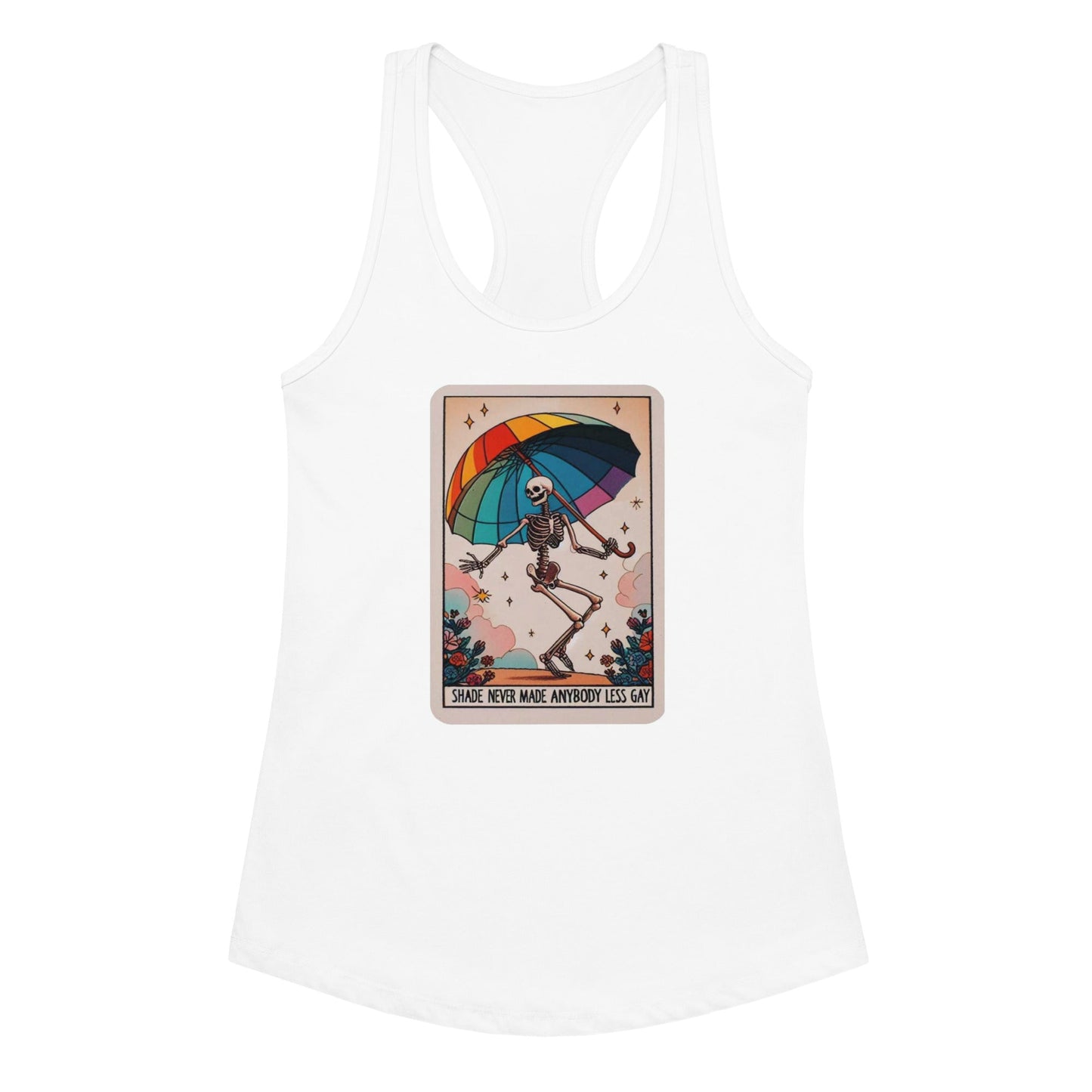 Women’s fitted racerback tank top Good Vibrations Adult Super Store