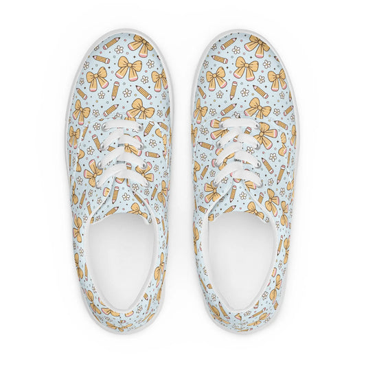 Women’s lace-up canvas shoes Good Vibrations