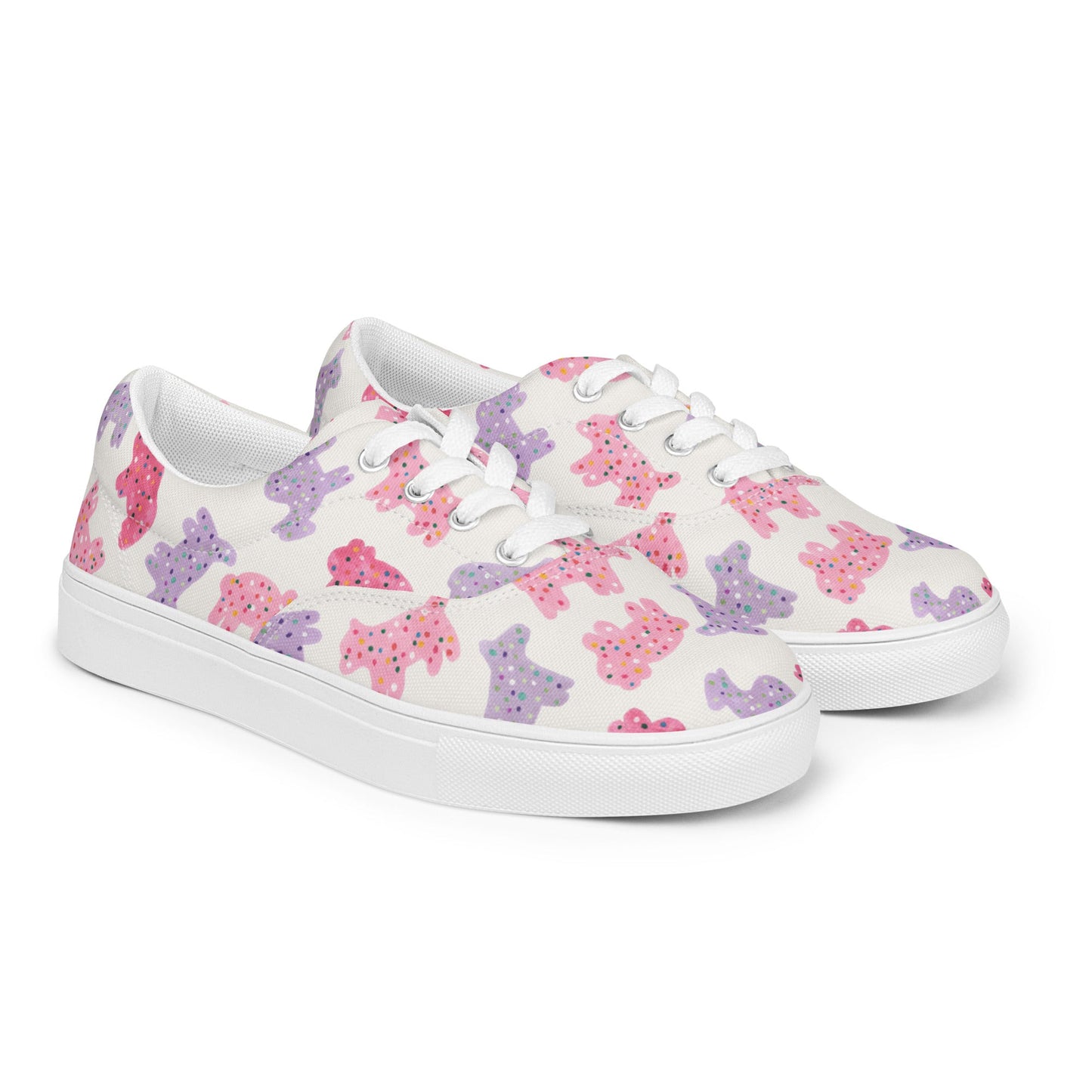 Women’s lace-up canvas shoes Good Vibrations