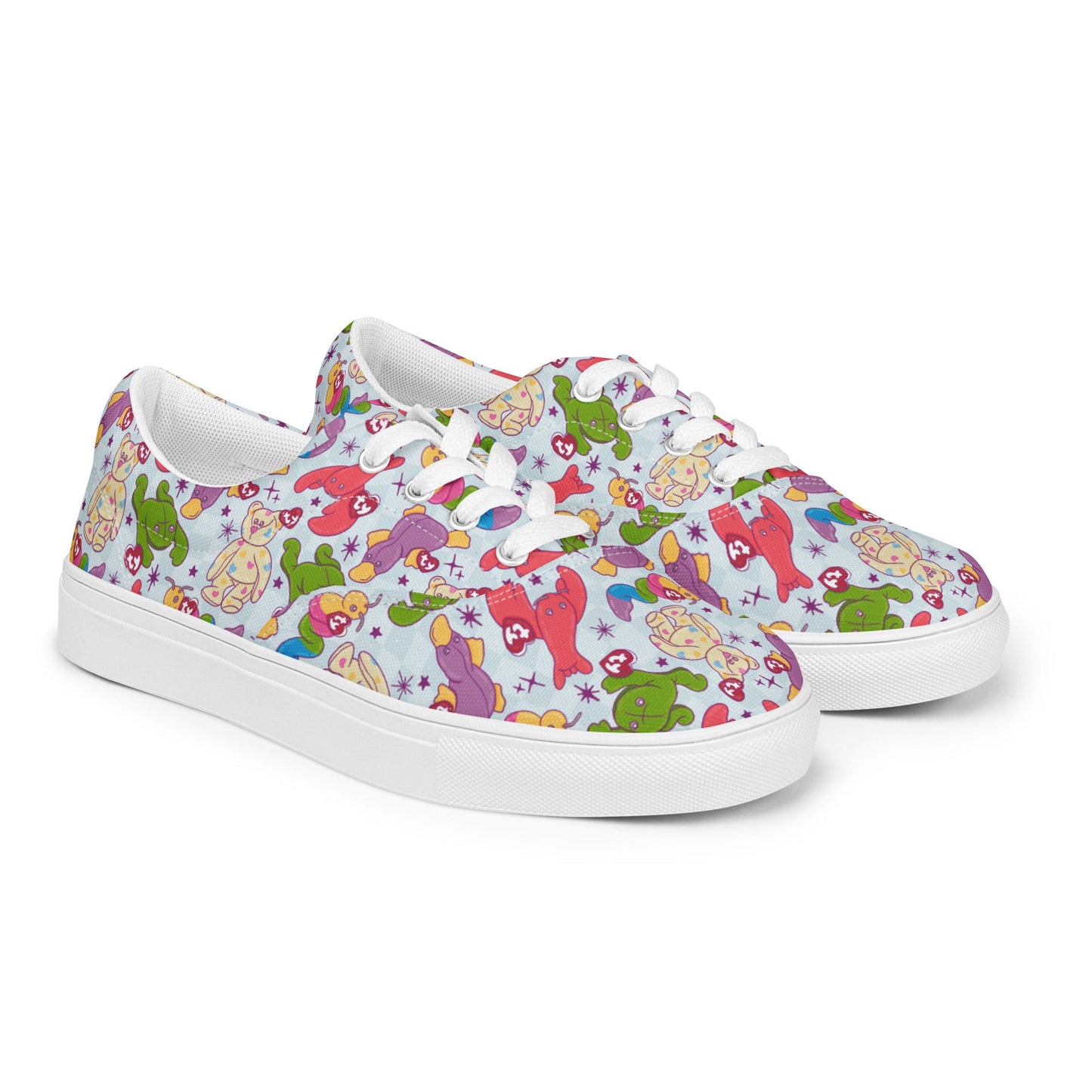 Women’s lace-up canvas shoes Good Vibrations