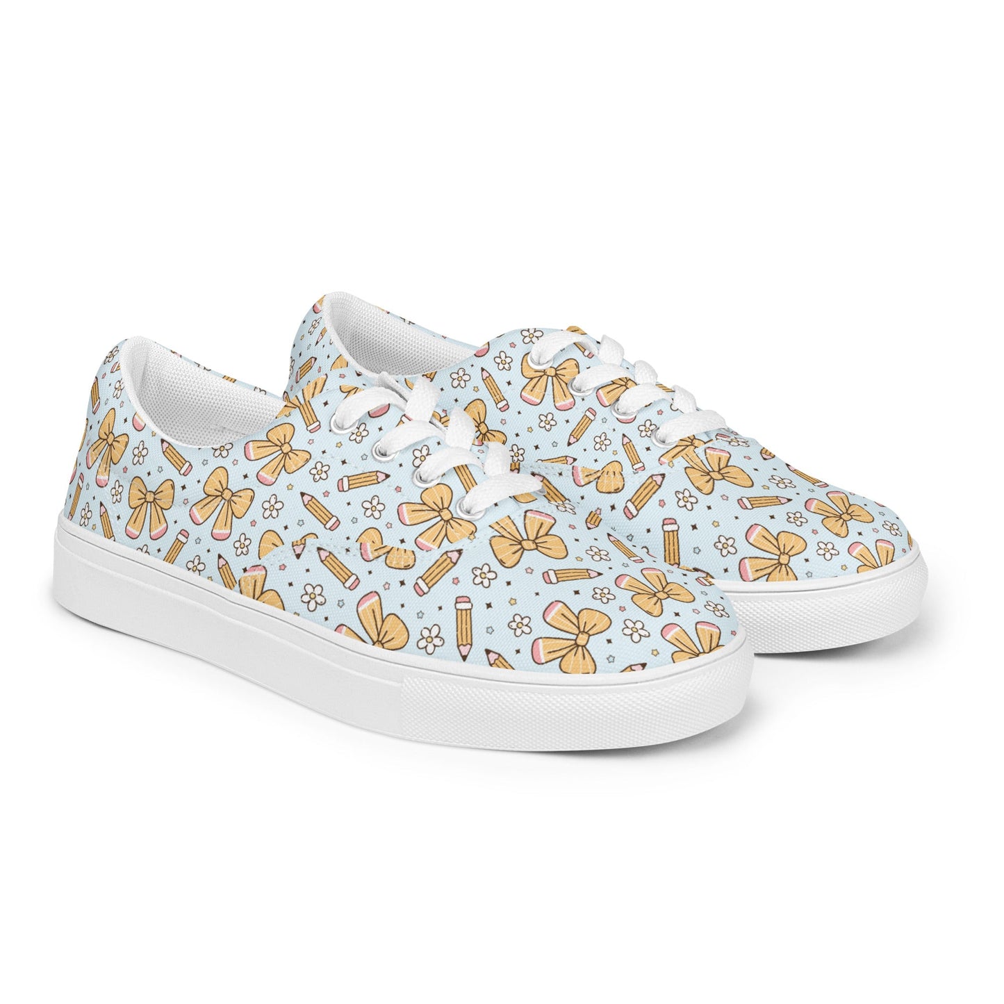Women’s lace-up canvas shoes Good Vibrations
