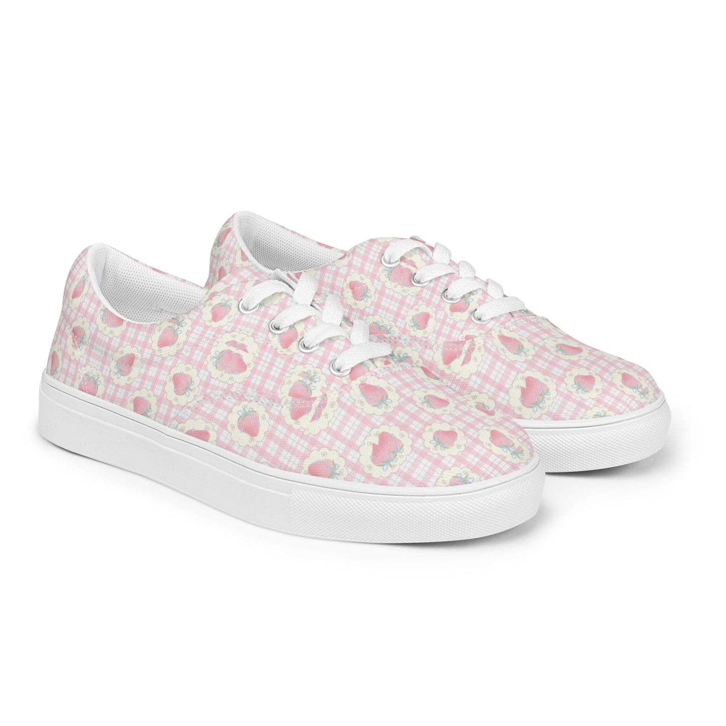 Women’s lace-up canvas shoes Good Vibrations