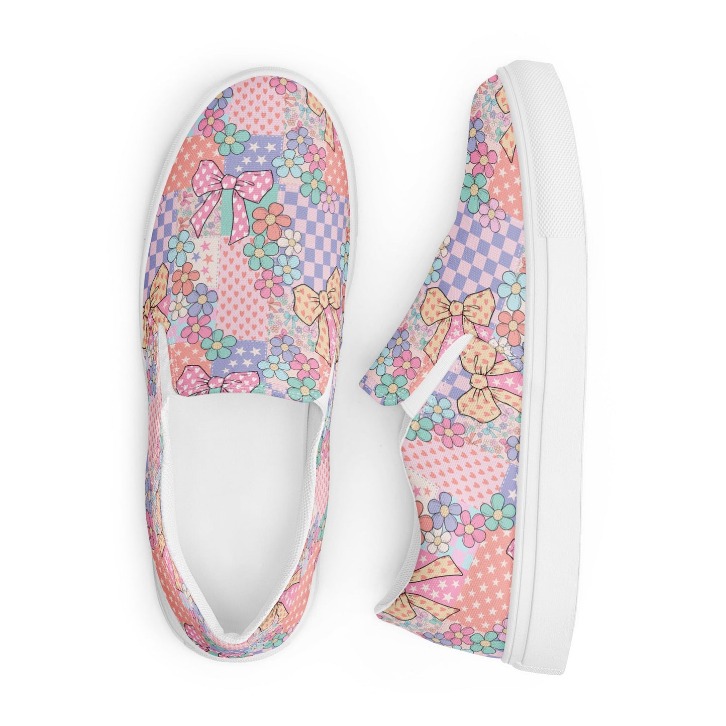 Women’s slip-on canvas shoes Good Vibrations