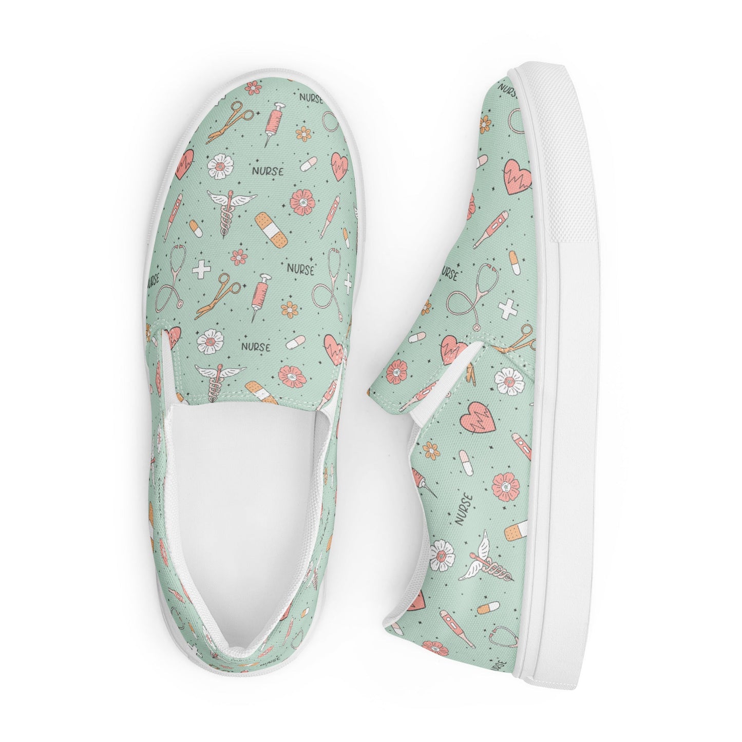 Women’s slip-on canvas shoes Good Vibrations