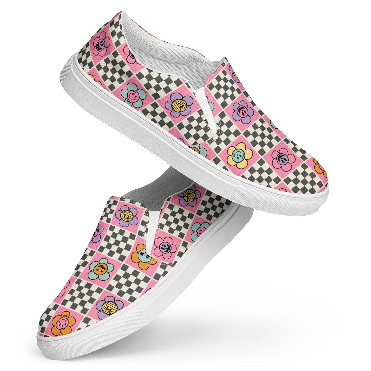 Women’s slip-on canvas shoes Good Vibrations