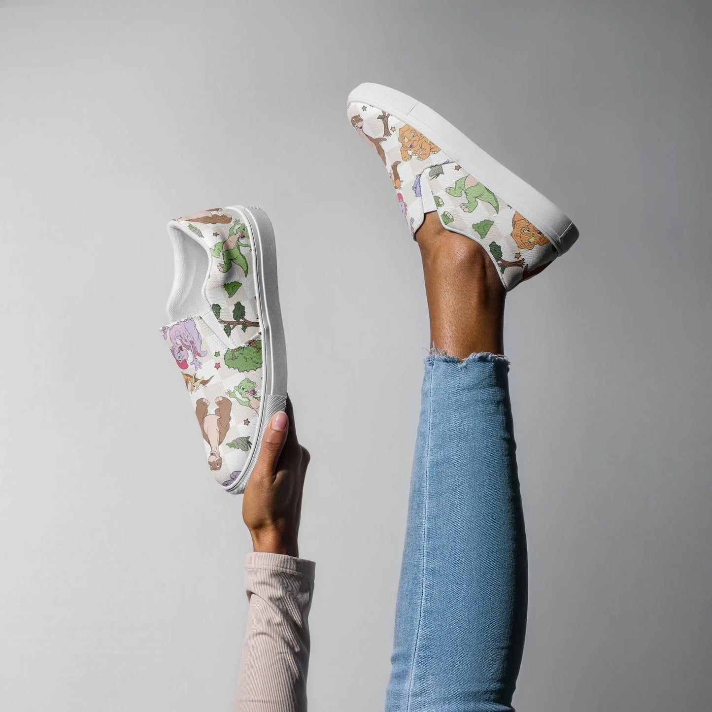 Women’s slip-on canvas shoes Good Vibrations