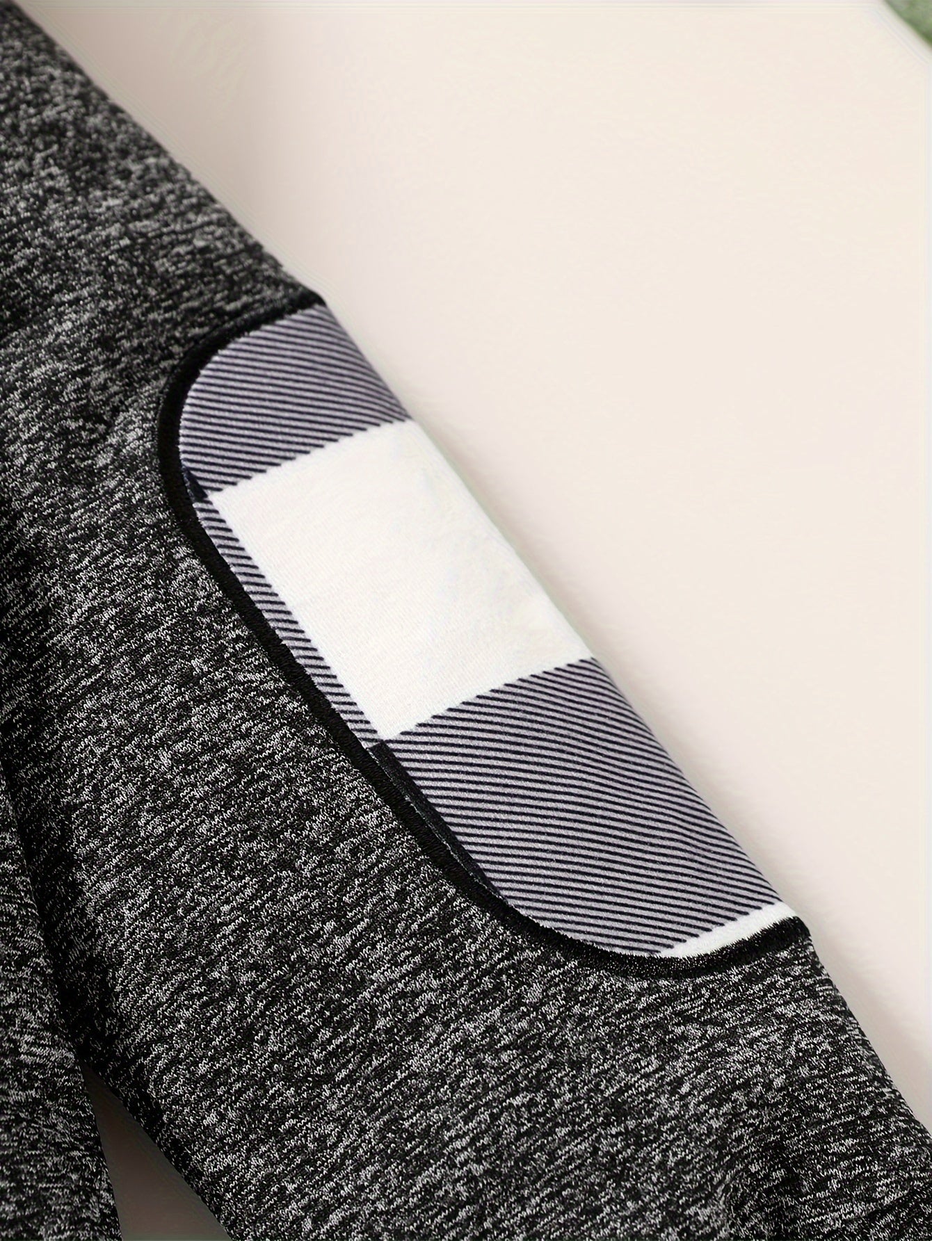 2pcs Baby's Plaid Pattern Splicing Hoodie & Casual Pants, Toddler & Infant Boy's Clothing Set For Spring Fall Good Vibrations