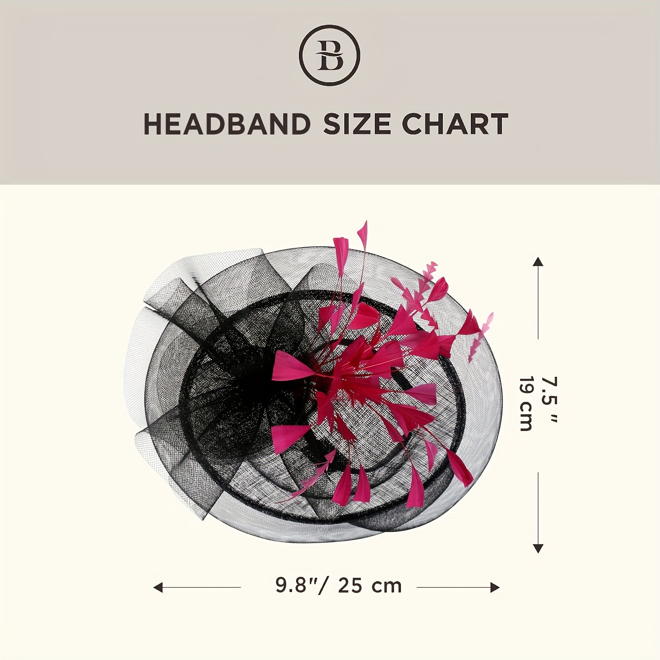 Fascinator Hat Veil Feather Fascinators Hair Clip Tea Party Pillbox Derby Hat Fascinator Bridal Wedding Veil A-black Good Vibrations