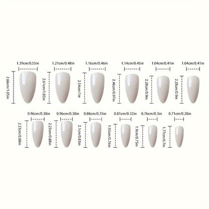 Mixed Color System Almond Shaped Press On Nails Set - Glossy Heart and Leopard Print Patterns, Middle Length, Removable, Easy to Apply, Long-Lasting, Durable False Nail Tips for Salon-Quality Look - Perfect for Nail Art and B Good Vibrations