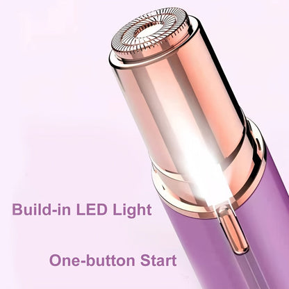 [Painless Facial Hair Remover] Conduroma Women's Painless Facial Hair Remover | Cordless, AA Battery-Powered (Not Included), Elegant Metallic Finish - for Face, Upper Lip, Chin, Bikini Line - Travel-Friendly, Sleek Design, Sm Good Vibrations