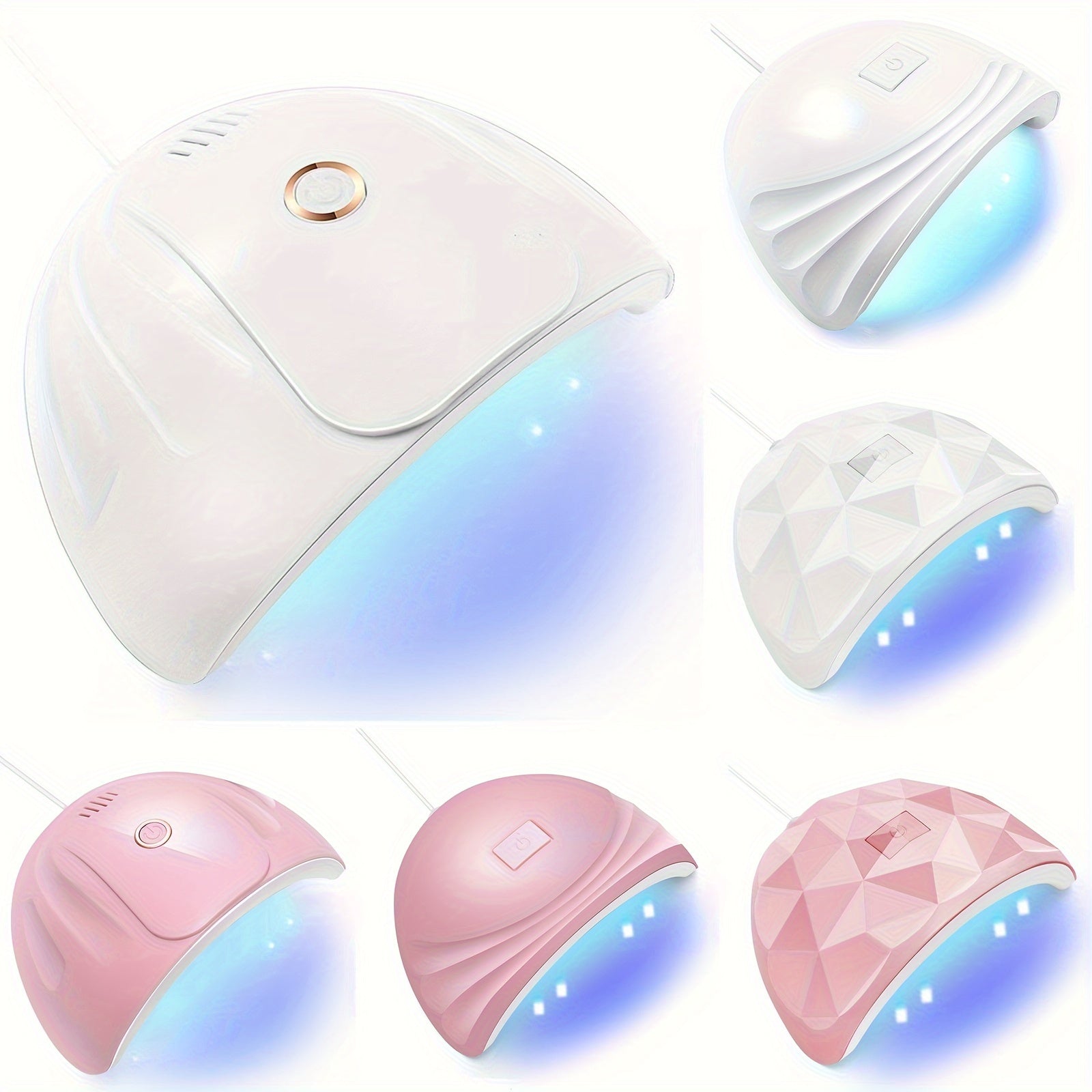 1pc Portable LED Nail Lamp Dryer - Fast Drying, Professional Gel Polish Curing, Compact Design for Home Salon Manicure, Nails Art Tools, Easy to Use, Long-Lasting LED Light, Safe for Fingers Good Vibrations