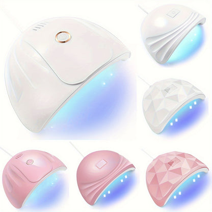 1pc Portable LED Nail Lamp Dryer - Fast Drying, Professional Gel Polish Curing, Compact Design for Home Salon Manicure, Nails Art Tools, Easy to Use, Long-Lasting LED Light, Safe for Fingers Good Vibrations