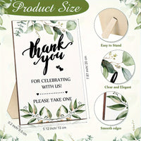 103 pcs 103-Piece Bridal Shower Tea Party Favors: Heart-Shaped Tea Spoons, Greenery Sign, Thank You Cards & Hemp Rope Gifts for Wedding Guests Good Vibrations