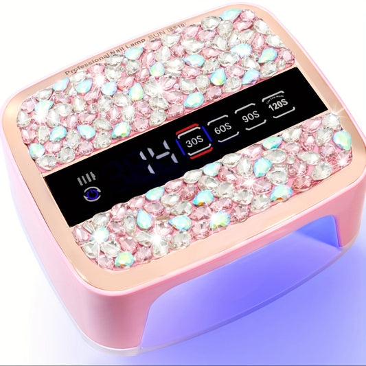 LED Nail Lamp Cordless Rechargeable Light with Shinning, 4 Timer Setting And Tuto Sensor, Professional Gel Polish Acrylic Nail Tools for Home&Salon, Nail Tech Light, Nail Supplies Professional, Light for Gel Nails, Portable N Good Vibrations