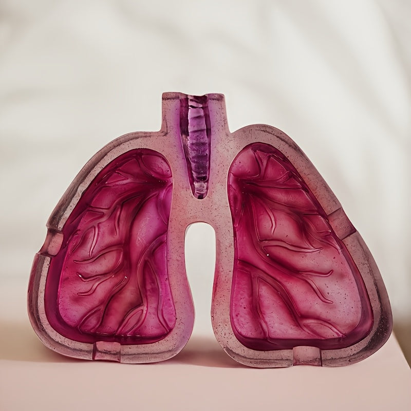Room Decor 1pc Artistic Lung-Shaped Resin Ashtray, Creative Home Office Decorative Gift, Smoking Room Accessory Good Vibrations Adult Super Store